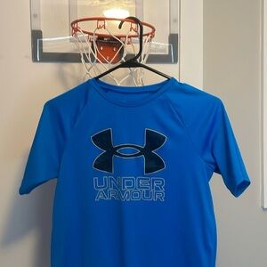 Boys Blue Under Armour T-Shirt